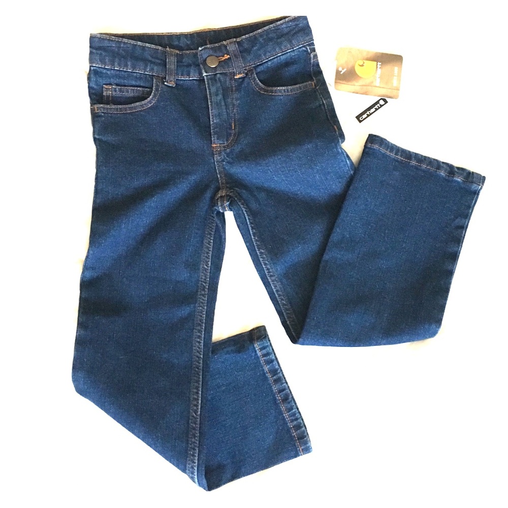 Boys Carhartt Relaxed Fit Blue Jeans NWT